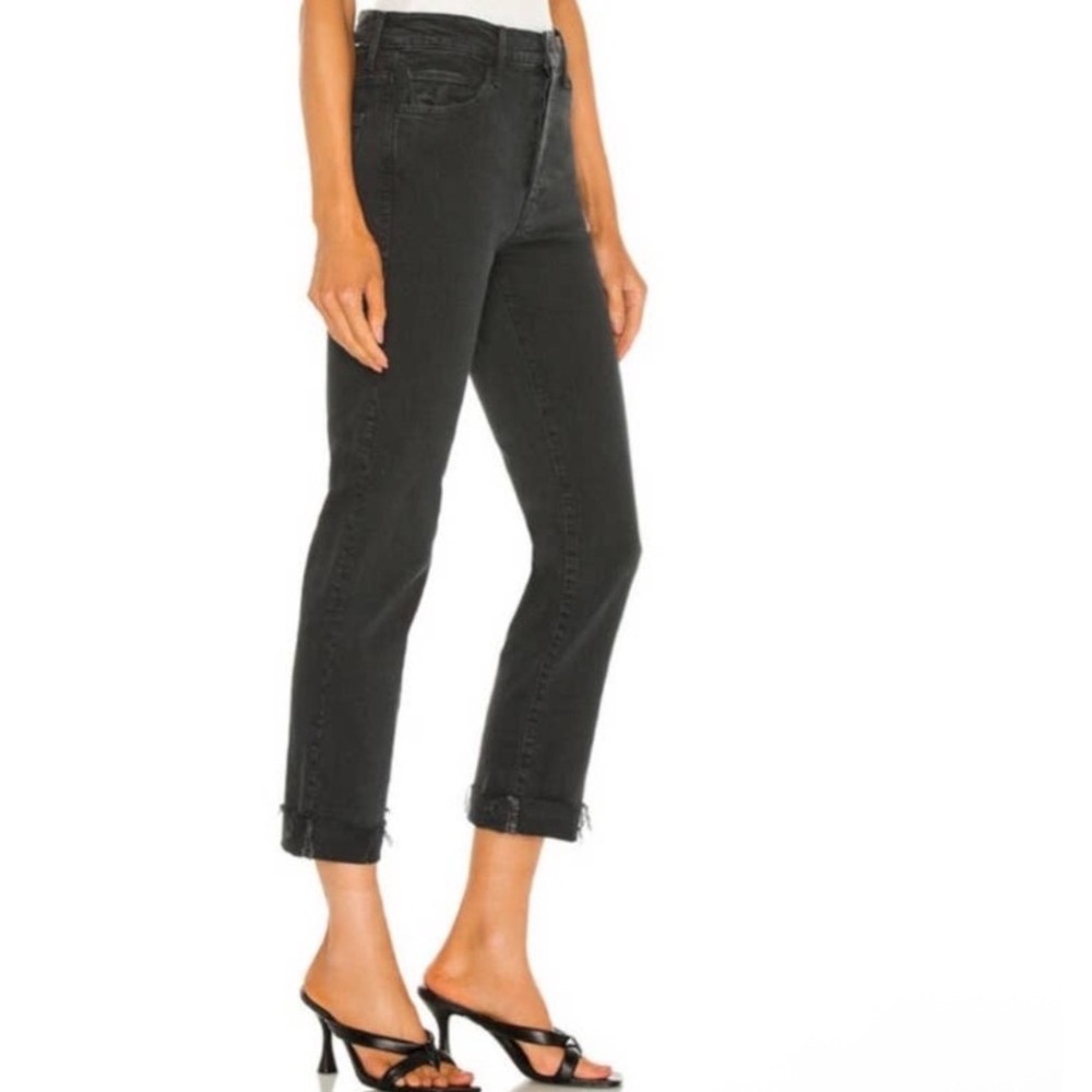 MOTHER The Scrapper Cuff Ankle Fray Jeans In Who's Sorry Now Size‎ 28